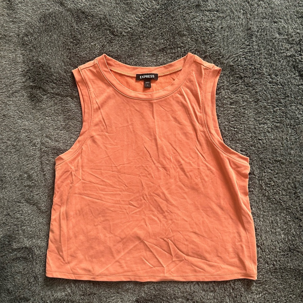 Express cropped tank top